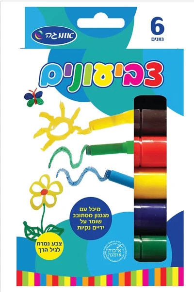 צביעונים צבע רך-6 יח'