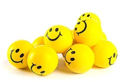 כדור סמיילי לחיץ בודד