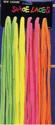 סט שרוכים זוהרים 24 יח'