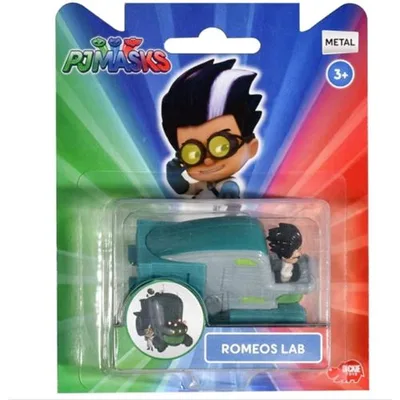 רומאו כוח PJ מארז דמות ומכונית ממתכת 7 ס"מ