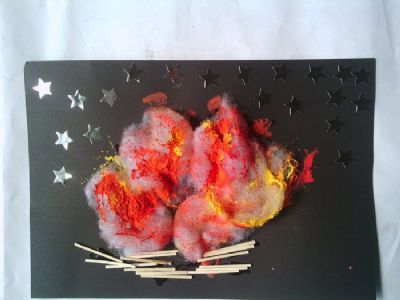 לג בעומר מדורה מאקרילן
