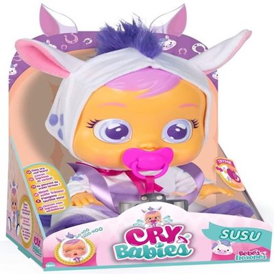 קריי בייביז בובת תינוק בוכה סוסו - Cry Babies