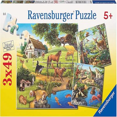 פאזל 3x49 בעלי חיים 2