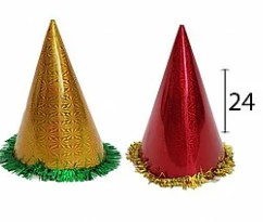 כובע ליצן מבריסטול 20 ס"מ