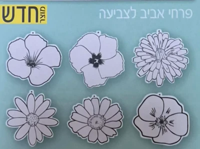 פרחי אביב לצביעה-36 יח'