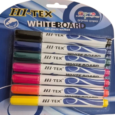 טושים מחיקים חבילה צבעוני