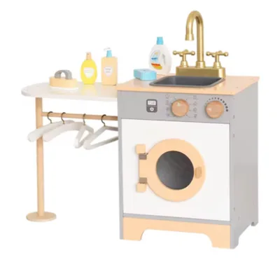 מכונת כביסה מעץ