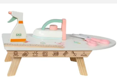 קרש גיהוץ שולחני מעץ