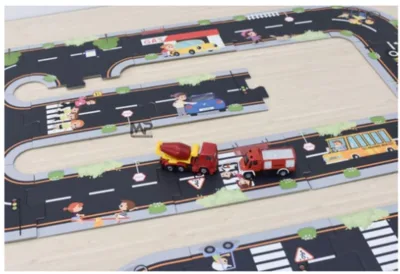 פזל עץ מסלול כביש TOOKY TOY